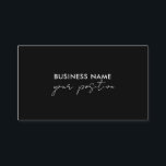 Tarjeta De Visita Mármol blanco y negro<br><div class="desc">Minimalista y sencillo diseño de tarjetas de visita en negro y mármol. Seleccione el botón ''Personalizar it ''' para cambiar el tamaño del texto,  el color del texto como desee.</div>