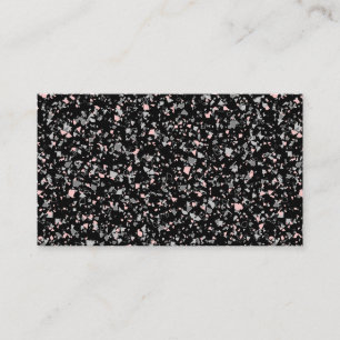 Tarjeta De Visita Mármol chips piedras formas piezas abstractas text