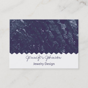 Tarjeta De Visita Mármol de diseño de joyas de patrón