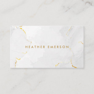 Tarjeta De Visita Mármol de oro