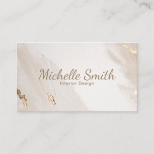 Tarjeta De Visita Mármol de oro moderno de lujo