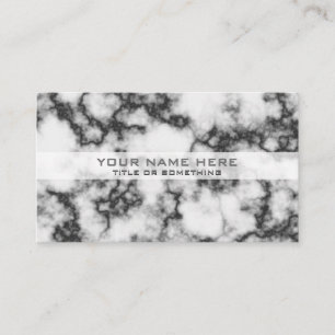 Tarjeta De Visita Mármol elegante