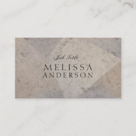 Tarjeta De Visita Mármol elegante profesional