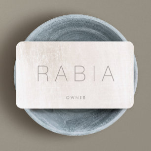 Tarjeta De Visita Mármol marfil de Moda moderna