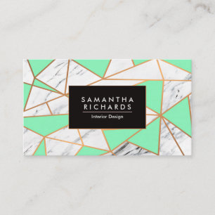 Tarjeta De Visita Mármol Resumen Moisac