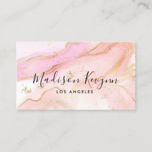 Tarjeta De Visita Mármol rosa