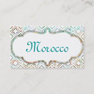 Tarjeta De Visita Marruecos limpio
