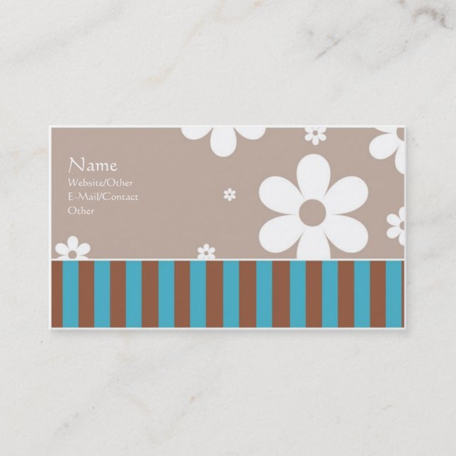 Tarjeta De Visita Martes por la tarde (Anverso)