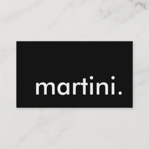 Tarjeta De Visita martini.