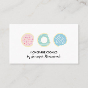 Tarjeta De Visita Masa de galletas Donuts Dulces