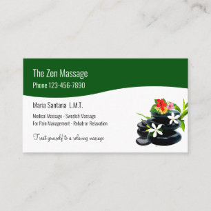 Tarjeta De Visita Masaje de belleza profesional