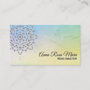 Tarjeta De Visita *~* Masaje de Meditación de Yoga Energy Healer Rei