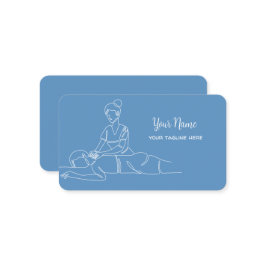 Tarjeta De Visita Masaje tailandés