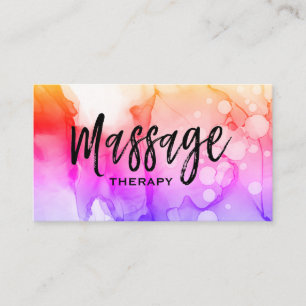 Tarjeta De Visita *~* Masaje Terapia Terapia Terapia Terapia Acuáti