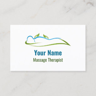 Tarjeta De Visita masajista de personalizable