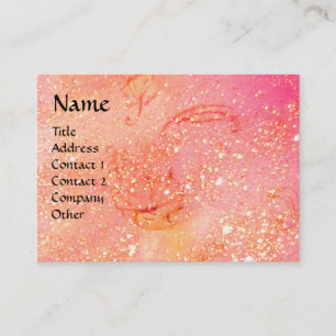 Tarjeta De Visita MASARADA ,Baile ,Música, azul rojo,rosa