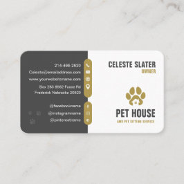 Tarjeta De Visita Mascota, Clínica Veterinaria, Vet, Cuidado De Masc