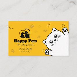 Tarjeta De Visita Mascota, Clínica Veterinaria, Vet, Cuidado De Masc