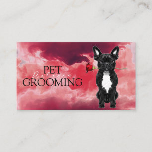 Tarjeta De Visita Mascota De Atención Animal Grooming Spa Salon Pupp