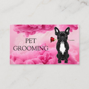 Tarjeta De Visita Mascota De Atención Animal Grooming Spa Salon Pupp