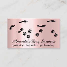 Tarjeta De Visita Mascota de sitios para perros Servicios de pasarel