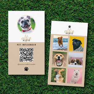 Tarjeta De Visita Mascota Dog 6 Fuente de fotos Red de medios social