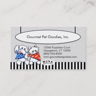 Tarjeta De Visita ¡mascota Foods Business Bone Appetit! Platino