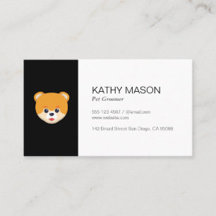 Tarjeta De Visita Mascota Groomer