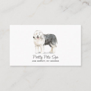 Tarjeta De Visita Mascota Groomer Dog Spa