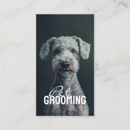 Tarjeta De Visita Mascota Groomer Salon Care Bedlington Terrier Retr