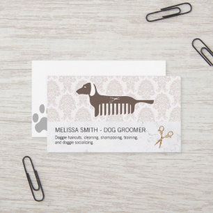 Tarjeta De Visita Mascota Grooming