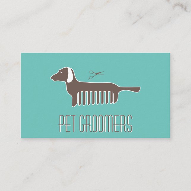Tarjeta De Visita Mascota Grooming (Anverso)