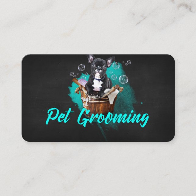 Tarjeta De Visita Mascota Grooming (Anverso)