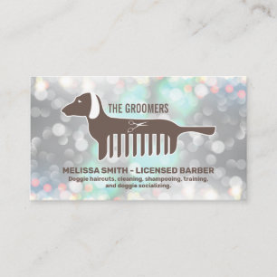 Tarjeta De Visita Mascota Grooming   Limpiador   Boke