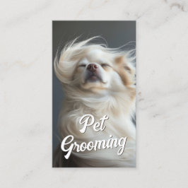 Tarjeta De Visita Mascota Grooming Salon Boutique Chihuahua Retrato