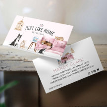 Mascota Hogar Sentado Acuarela Acogedor sofá Hogar