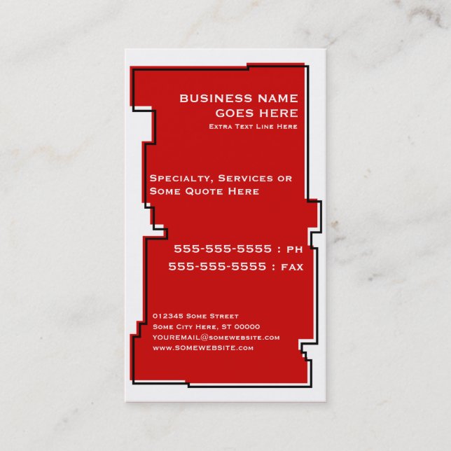 Tarjeta De Visita mascota oddRex (Anverso)