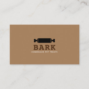 Tarjeta De Visita Mascota panadería de perros caseros pastelería