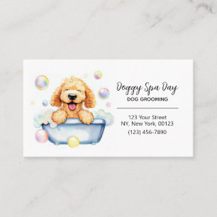 Tarjeta De Visita Mascota Perro Grooming y Servicio de Baño