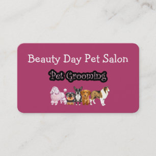 Tarjeta De Visita Mascota que prepara Businesscards moderno