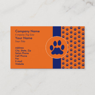 Tarjeta De Visita Mascota que prepara PawPrint