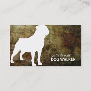 Tarjeta De Visita Mascota Realated de Rottweiler