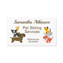 Mascota sentando Ilustracion de perro gato lindo