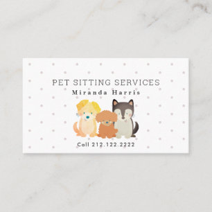 Tarjeta De Visita Mascota Sitter Dog Walker