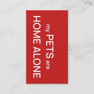 Tarjeta De Visita Mascotas de emergencia