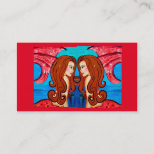 Tarjeta De Visita Masitas de cabeza roja