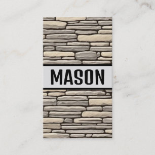 Tarjeta De Visita Mason Modern