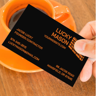 Tarjeta de visita Masonry Brick