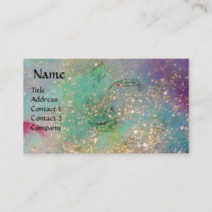 Tarjeta De Visita MASQUERADE ,Danza ,Música, rojo azul,rosa