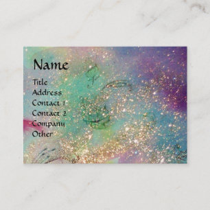 Tarjeta De Visita MASQUERADE ,Danza ,Música, rojo azul,rosa